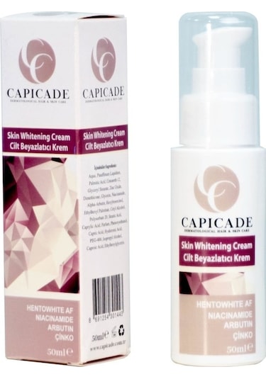 Capicade Cilt Beyazlatıcı Krem 50 ML