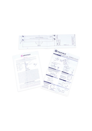 Kale Kd002/20-002 Kapı Hidroliği Dar Tip No:3 40-65 Kg Gümüş