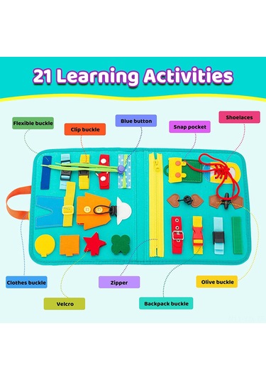 Geekyou 1-4 Yaş Çocuklar İçin Eğitici Montessori Oyuncak, 27'li Duyusal Gelişim Ve Temel Beceri Öğrenme Seti Çok Renkli