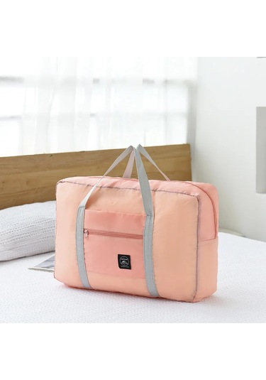 Yogodlns Büyük Kapasiteli Katlanabilir Nylon Seyahat Çantası - Unisex Omuz Çantası Su Geçirmez Bagajkahverengi Kahverengi