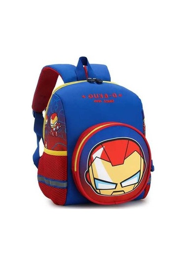 Maoyaya Yeni Anaokulu Schoolbag Moda Sevimli Kontrast Renk Sırt Çantası Gök Mavisi Mavi