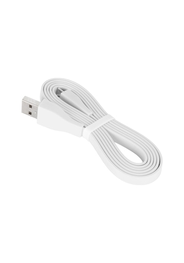 Kangvka Logitech Ue Wonderboom/boom/megaboom İçin 1.2m Mikro Usb Şarj Kablosu - Dayanıklı Pvc Malzeme İle Hızlı Ve Sabit Şarj Beyaz