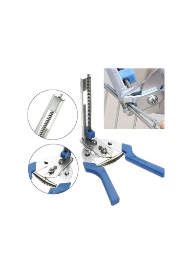 Jeemson Küçük Kafes Tamir Aleti - Kırmızı M Tipi Çivi Kancası Kesici, Tavuk/koyun Kafesi Onarım İçin 165mm, 143g