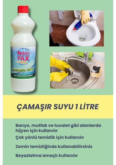 Çamaşır Suyu 1lt Tekli