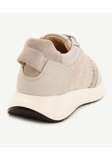Yargıcı Triko Detaylı Sneakers 25ykay4084x 005 Gri