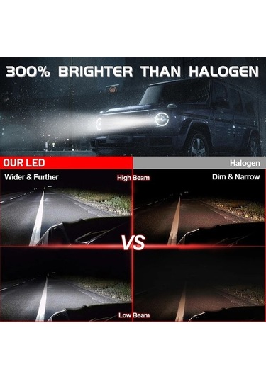 Flybuy 24v 300 Kafa Lambası Ampulleri, W H7 Led Araba Farlar, Canbus Otomatik Sis 12