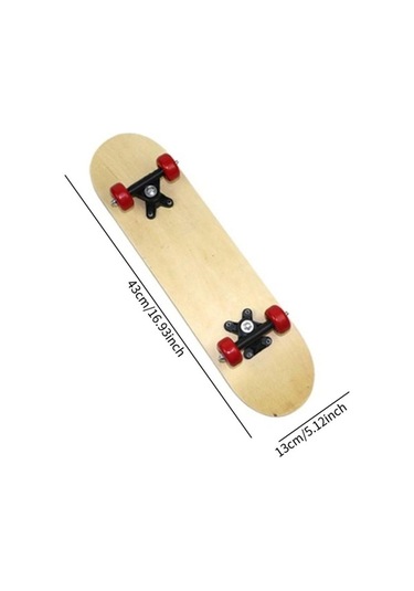 Pazly Suntek Çocuklar Için Boş Graffiti Kaykay Dıy 43x13cm Bej Ahşap Bej