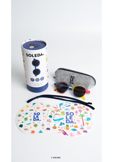 Soleda 3-6 Yaş Çocuk Güneş Gözlüğü - Rainbow