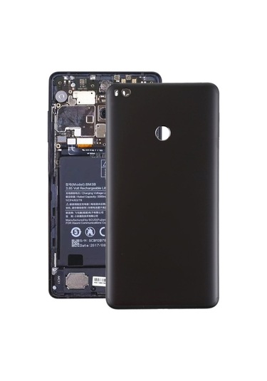 Rogfer Xiaomi Mi Max 2 İçin Pil Arka Kapağı Siyah Siyah Siyah