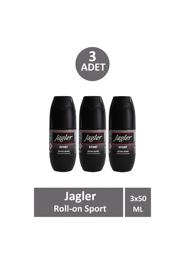 Jagler Sport Erkek Roll-on 50 Ml 3 Adet