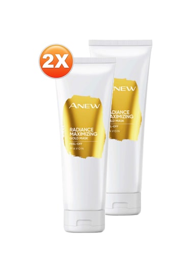 Avon Anew Radiance Maximising Gold Yüz Maskesi 75 Ml. İkili Set