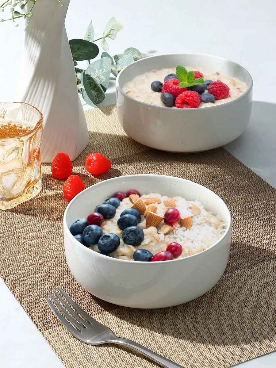 Famıcasa Çorba Tabakları 4'lü Set, Tabak Seti 212928184 Soğuk Beyaz