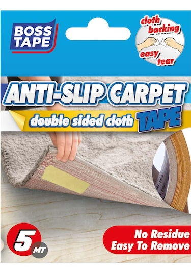 Boss Tape Kaydırmaz Halı Yapıştırma Bandı 50 MM x 5 M