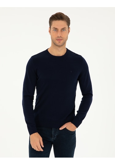 Pierre Cardin Erkek Lacivert Kazak /triko 50296575-vr033 Lacivert