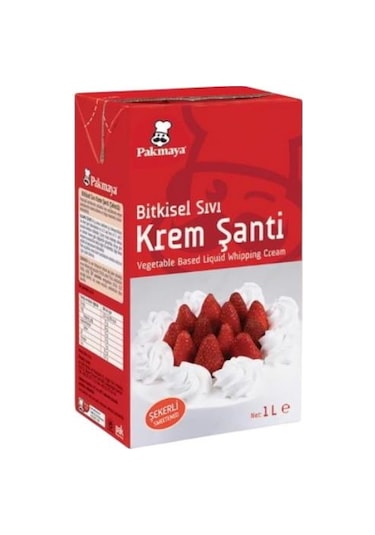 Pakmaya Bitkisel Sıvı Krem Şanti Şekerli 1 L