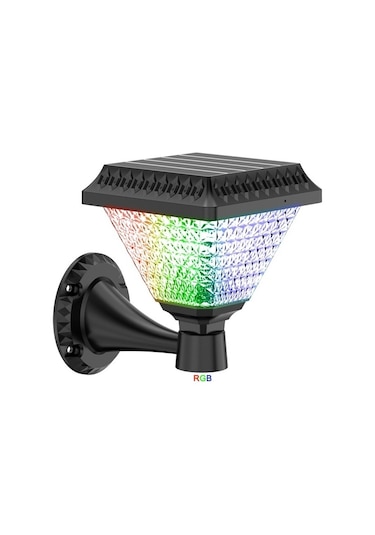 Adet Kumandalı Güneş Enerjili Solar Duvar Bahçe Led Aydınlatma