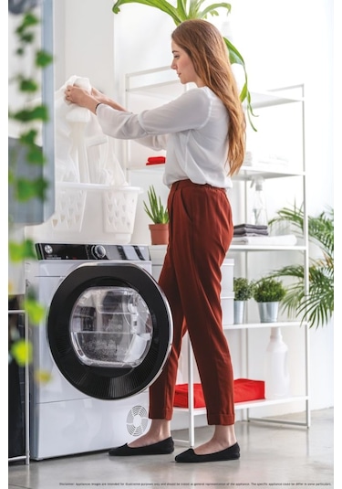 Hoover NDPEH 9A3TCBEXMSS 9 KG Wi-Fi + Bluetooth Isı Pompalı Çamaşır Kurutma Makinesi