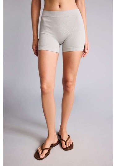 Defacto Lastikli Bel Gri Seamless Fitilli Boxer I0628ax26hsgr52 Gri-gr52