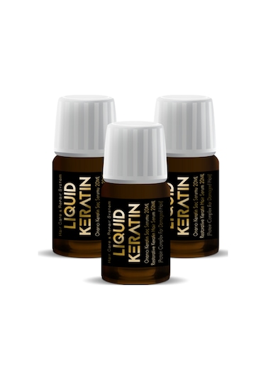 Liquid Keratin Saf Keratin Serum 3 x 20 ML