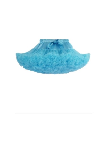 Kara Kedi Kostüm Evi Mavi Renkli Tütü Etek Açık Mavi