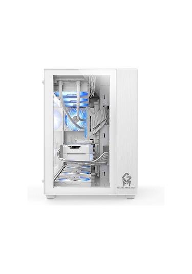 Game Master F-7 7 RGB Fanlı ATX Oyuncu Bilgisayar Kasası Beyaz