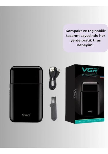 Usb Şarjlı Erkek Tıraş Makinesi Cilt Dostu Ve Kompakt Tasarım