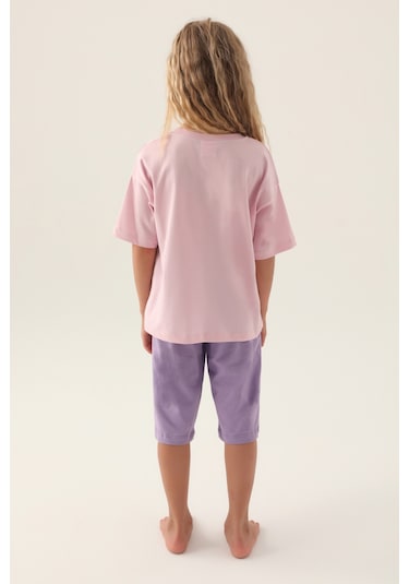 U.s. Polo Assn. Kız Çocuk Toz Pembe Pijama Takım 50315466-vr050 Toz Pembe
