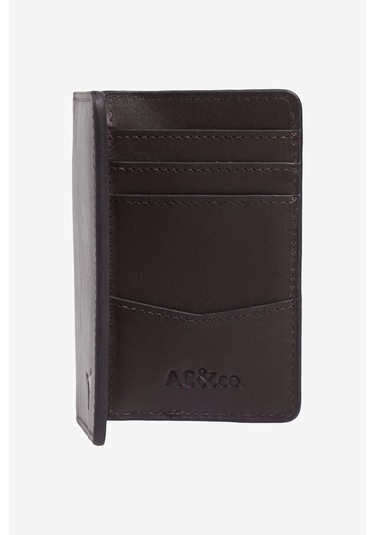 Erkek Kahverengı Suni Deri Kartlık Kahverengi