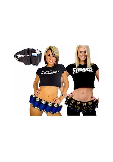 Siyah Tırmanma Kamp Yürüyüş Kılıf Taşınabilir Şişe Bel Bira Kemer Çantası Kullanışlı Şarap Şişeleri İçecek Kutusu Tutucu Asılı Organizatör Siyah