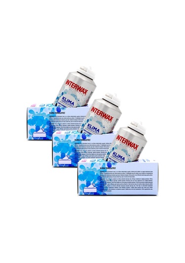 Interwax 3 Adet Limon Kokulu Klima Temizleyici Klima Fresh