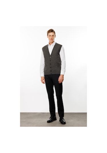 Erkek Cepli Yelek K.füme K.füme