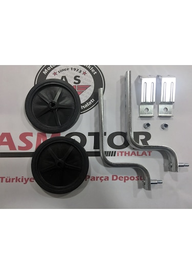 Bisiklet Yan Denge Tekeri 16 Jant Takım Çok Renkli