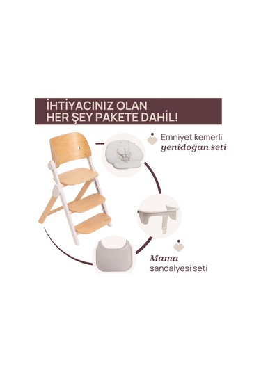 Chicco Meravıglıa Mama Sandalyesi Fossıl 05087149190000