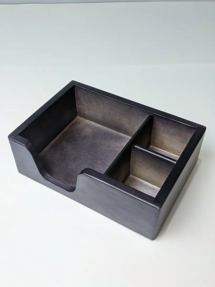 Masterskaa S Wood Ahşap Siyah Peçetelik 156264800 Siyah