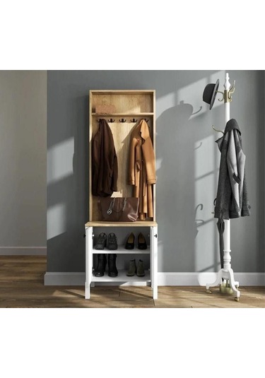 Sakura Frn-20077 Helen Portmanto Beyaz - Ceviz