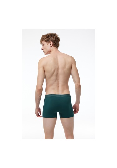Malabadi Erkek Yeşil 3'lü Pamuk Elastan Boxer 3m075 Yeşil