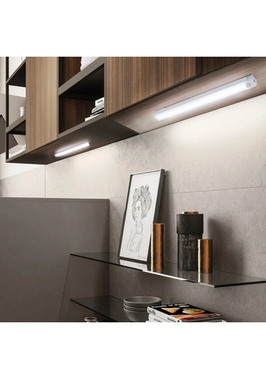 Xuweiwei Beyaz 10cm 4 Adet Usb Sarj Edilebilir Led Sensörlü Isik Seti Koridor Mutfak Merdiven Yatak Odasi Icin Gece Isigi Beyaz