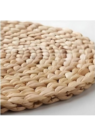 4 Lü Hasır Amerikan Servis Supla Örmet Ahşap