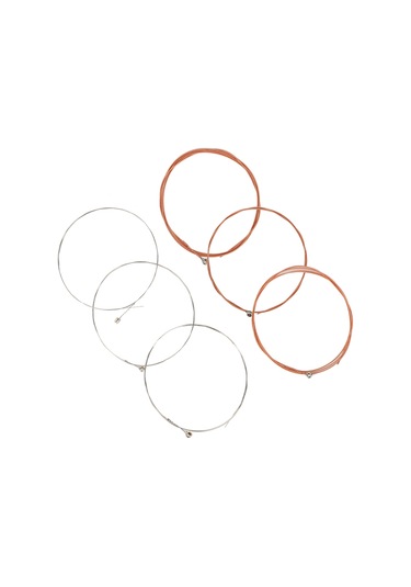 Hfambition Akustik Gitar Teli Seti - Bakır Alaşımlı, Otomatik Sarım Makinesi Üretimi, Anti-çoroz Teknoloji, Uygun Ton Ve Dayanıklılık