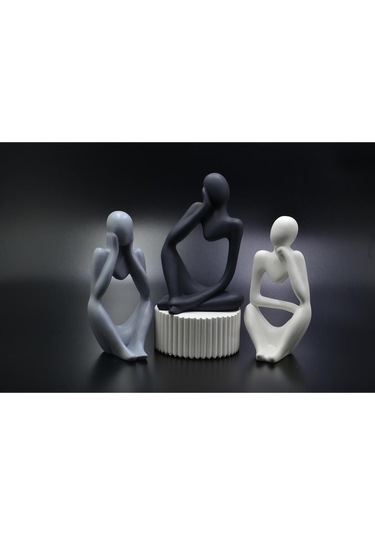 3 Lü Biblo Set Düşünen Kadın 35617210