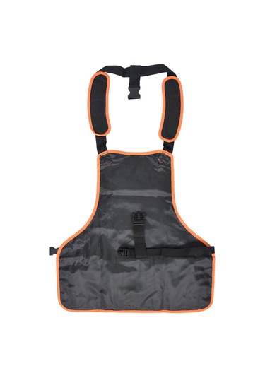 Yifomall Çift Katlı Oxford Kumaş Bahçe Aleti Apronu, Ayarlanabilir Bel Ve Askı, Çok Cepli, Dayanıklı İş Ve Ev Çalışmaları İçin Turuncu-siyah