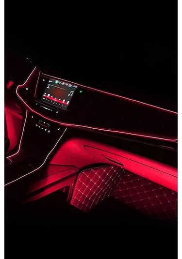 Araç Içi Aydınlatma Ip Neon I Led Neon Kırmızı 2 Metre