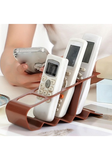 Suntek Uzaktan Kumanda Tutucu Ofis Malzemeleri Için Kahve