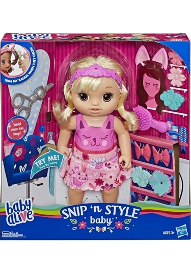 Baby Alive Bebeğimle Saç Tasarımı E5241