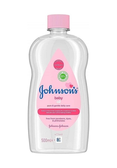 Johnson's Baby Oil 500 ML Pembe