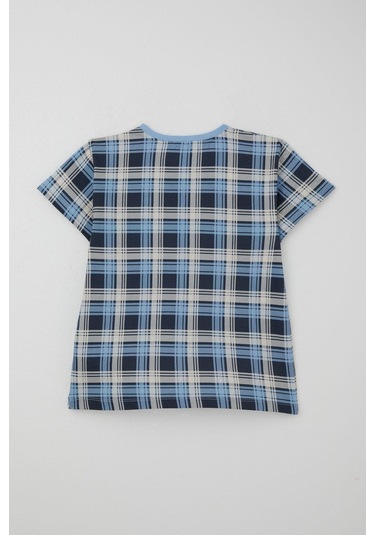 Breeze Erkek Çocuk Şortlu Pijama Takımı Ekose Desenli 4-8 Yaş, Karışık Renk Karışık Renk