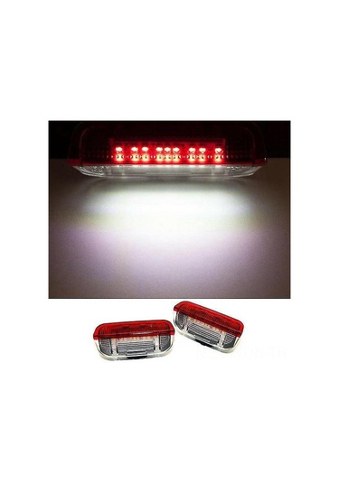Neevoyu 4 Adet Golf 5/6/7, Jetta Mk5/mk6, Passat B6/b7/cc İçin Led Kapı Hoşgeldin Işığı - 3w Beyaz Işık, 50.000 Saat Ömür, Direk Montaj