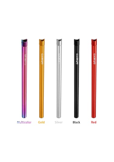 Yunboo Dahon Katlanabilir Bisikletler İçin 31.8mm Alüminyum Oturma Çubuğu, 80kg Yüke Dayanıklı, Ayarlandırabilir Oturak Açı, Siyah Siyah