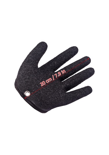 Yaleker Sol El Bilekli Lateks Avcı Eldiveni - Kayma Engeli Ve Manyetik Kanca Özelliği