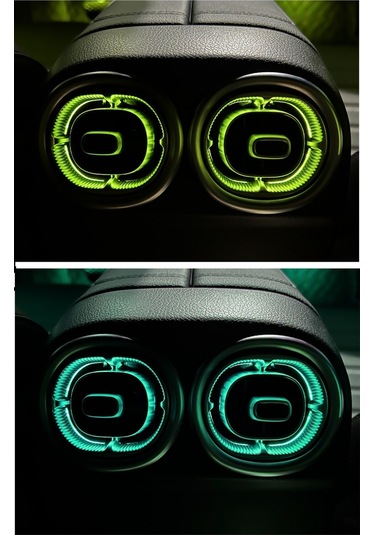 Mercedes C W206 2021+ Uyumlu Yedek Parça Işıklı Arka Havalandırma 64 Renk